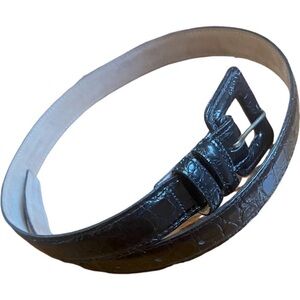 Mark Shale | Genuine Leather Textured Black Belt Size Medium